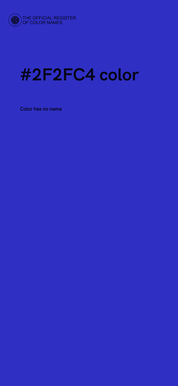 #2F2FC4 color image