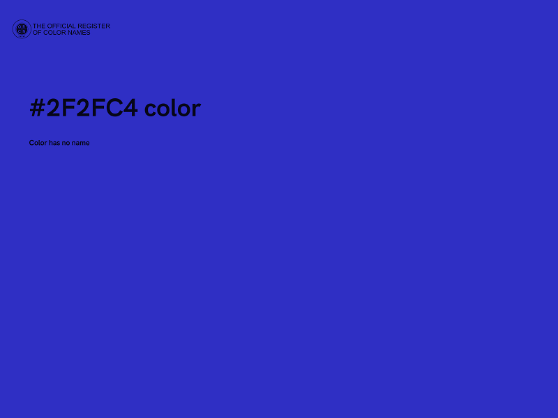 #2F2FC4 color image