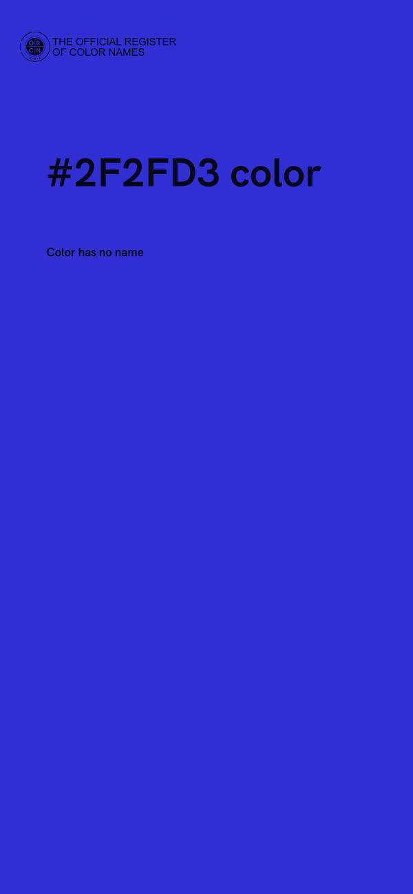 #2F2FD3 color image