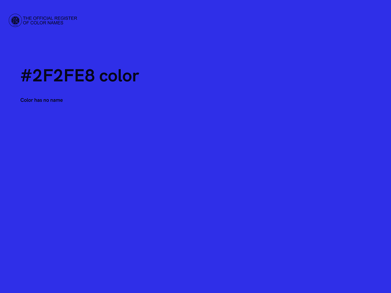 #2F2FE8 color image