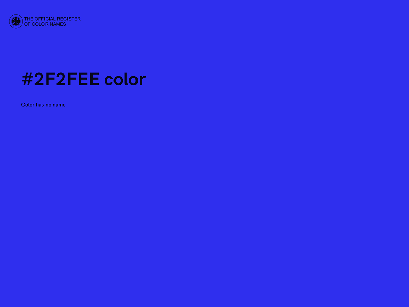 #2F2FEE color image