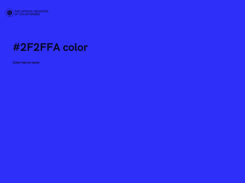 #2F2FFA color image