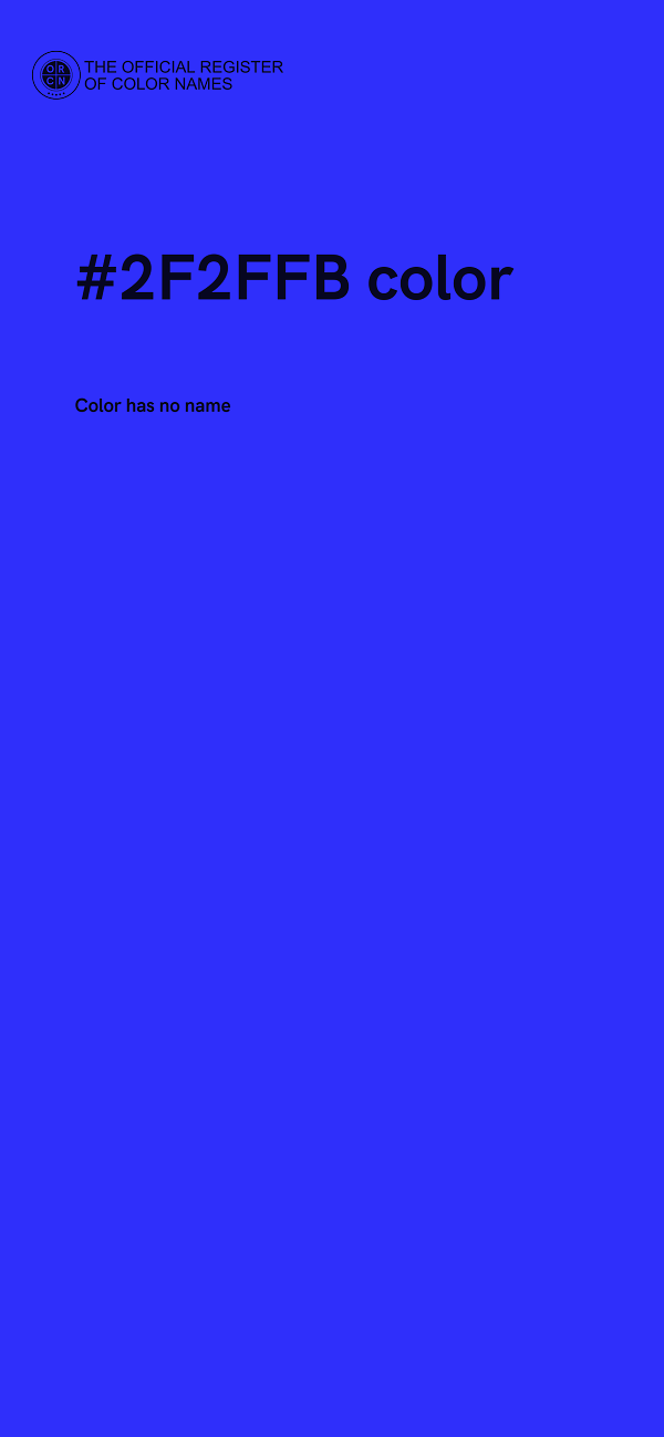 #2F2FFB color image