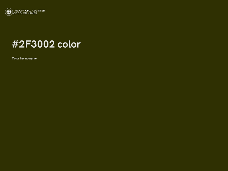 #2F3002 color image