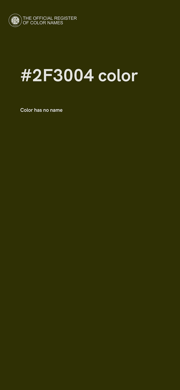 #2F3004 color image