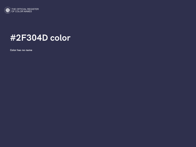#2F304D color image