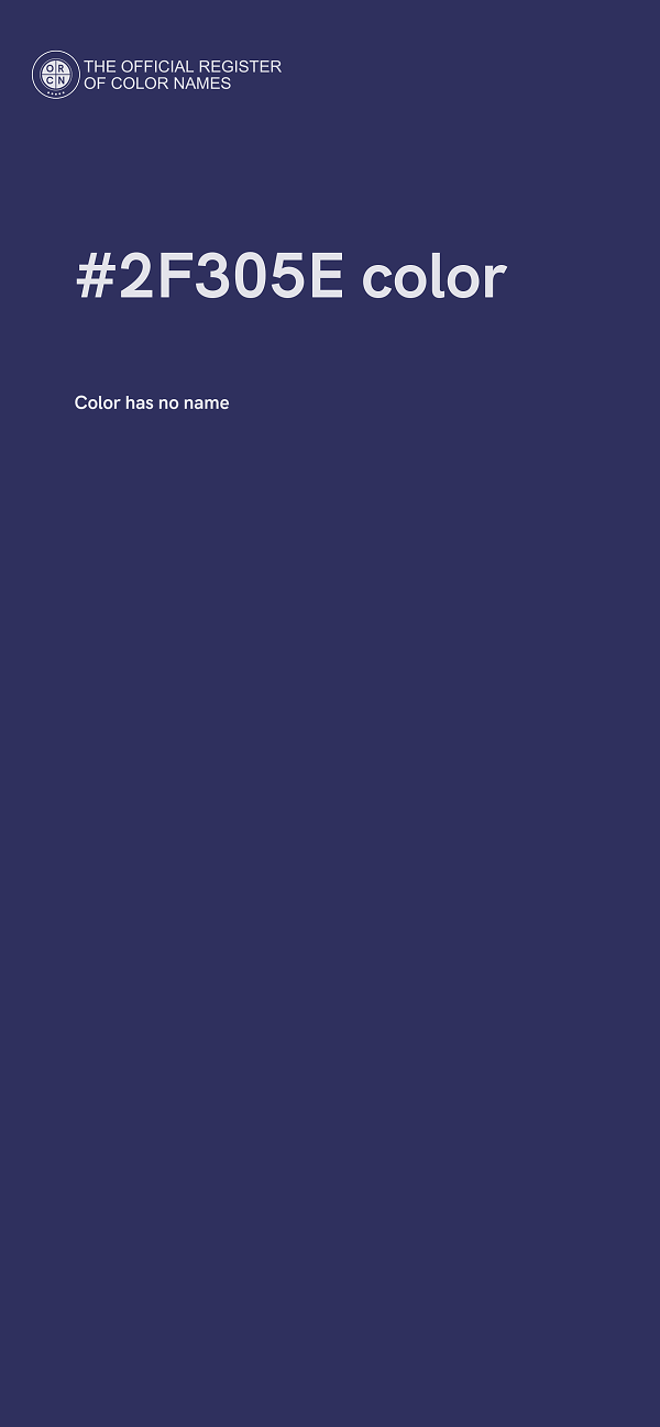#2F305E color image