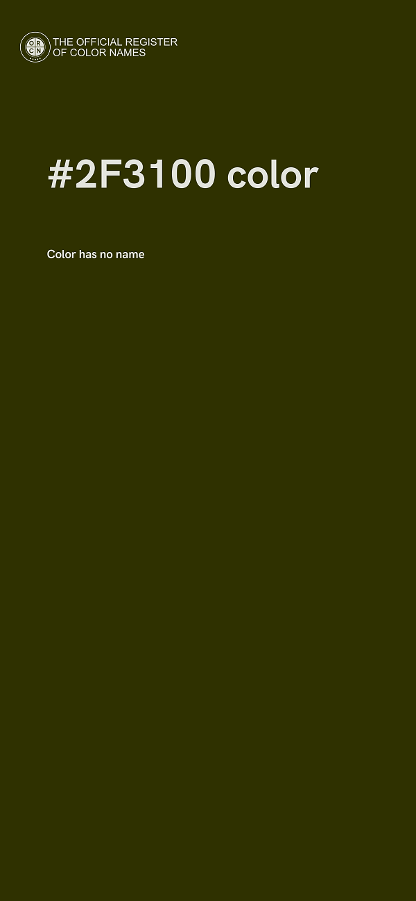 #2F3100 color image
