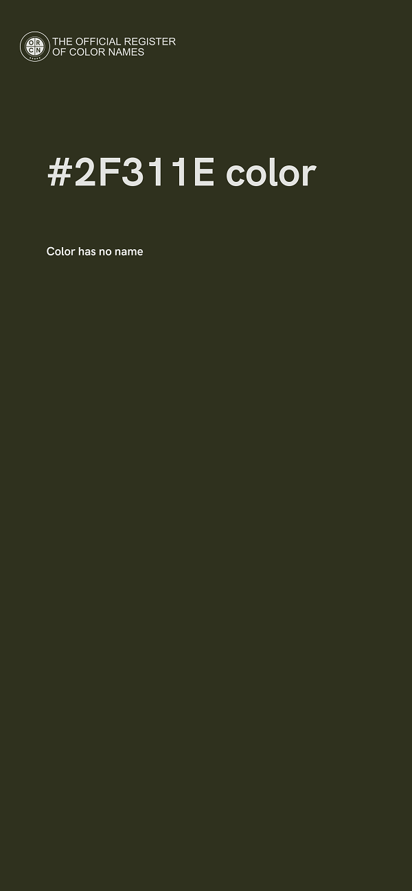 #2F311E color image