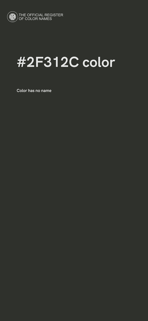 #2F312C color image