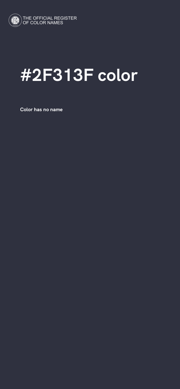 #2F313F color image