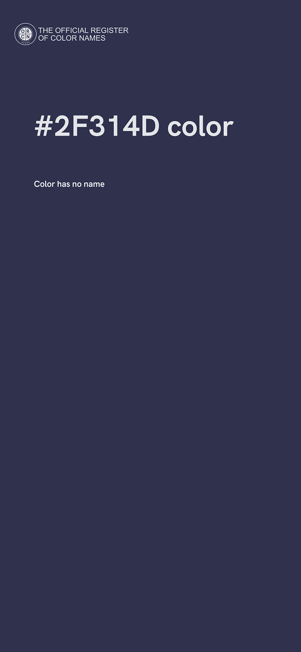#2F314D color image