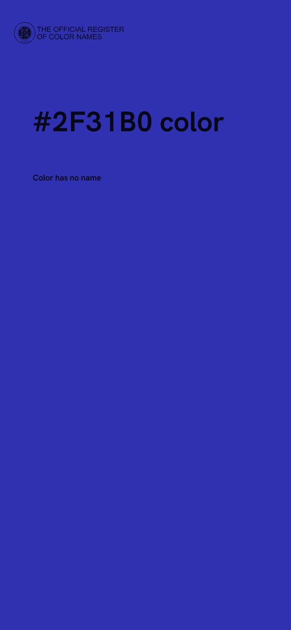 #2F31B0 color image