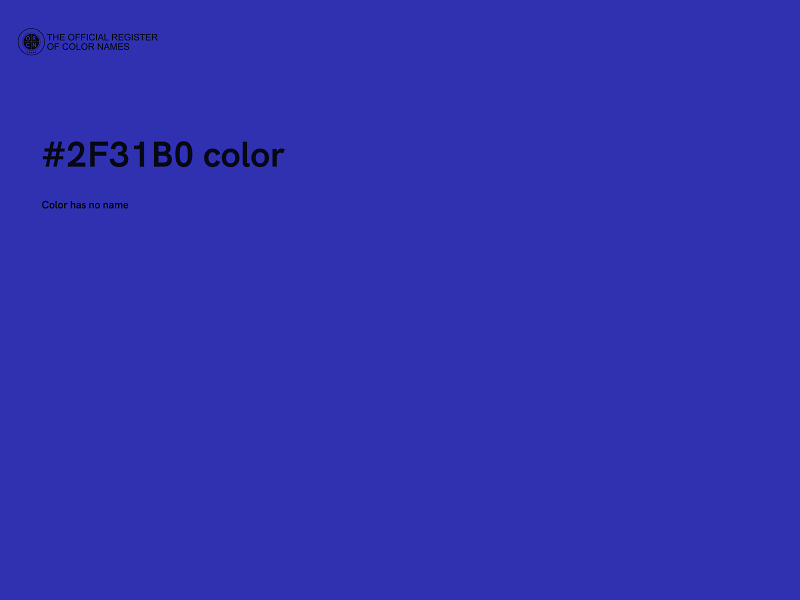 #2F31B0 color image