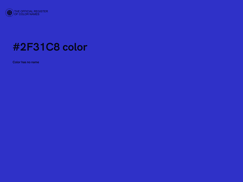 #2F31C8 color image