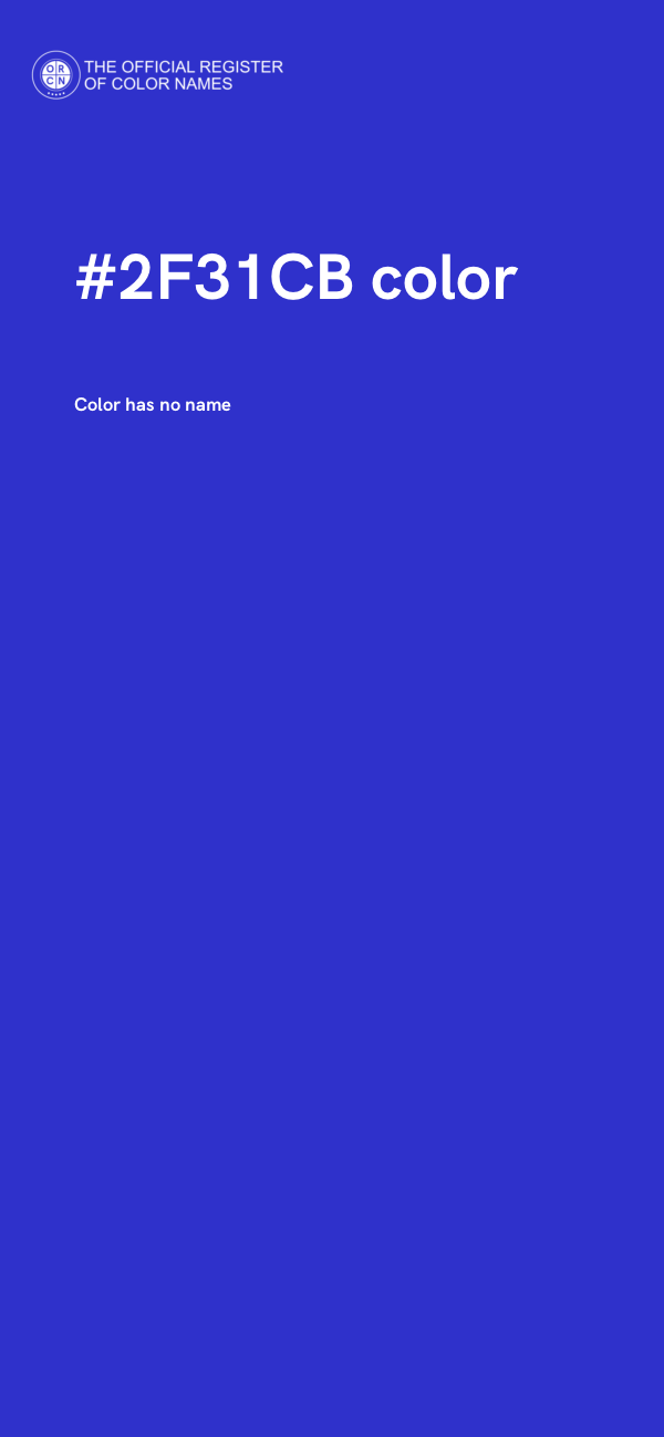 #2F31CB color image