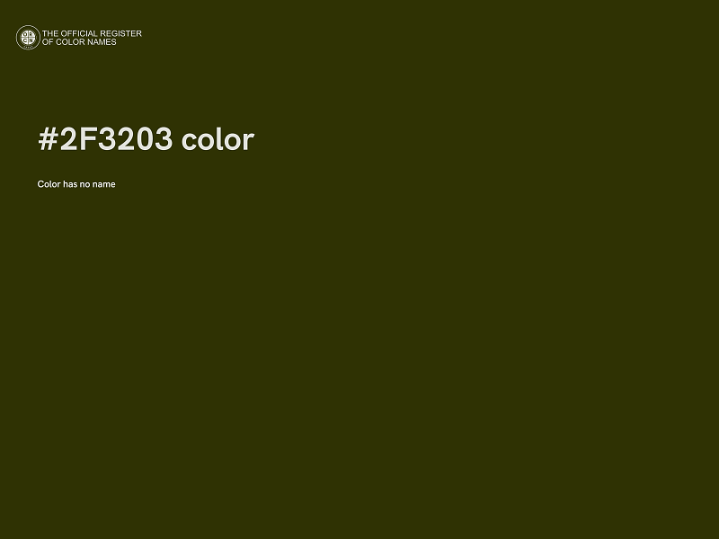 #2F3203 color image