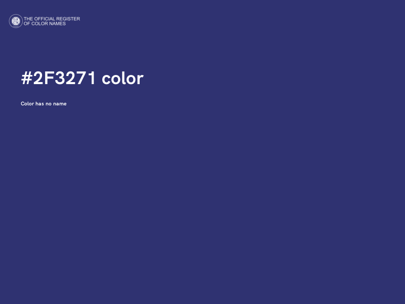 #2F3271 color image