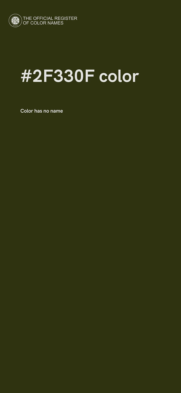 #2F330F color image