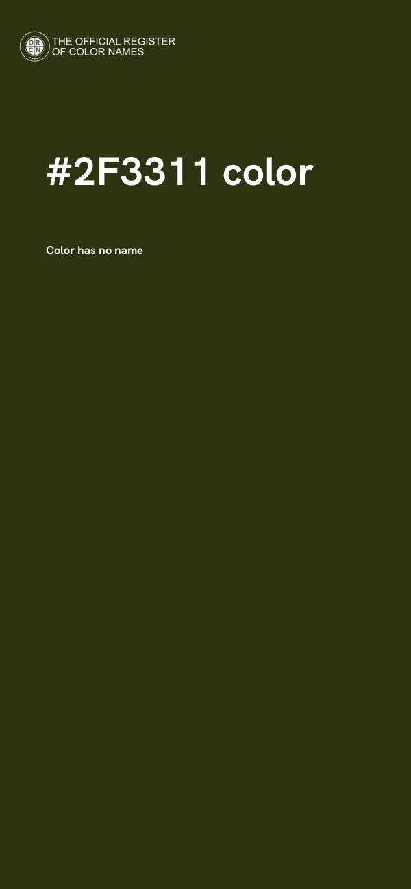 #2F3311 color image