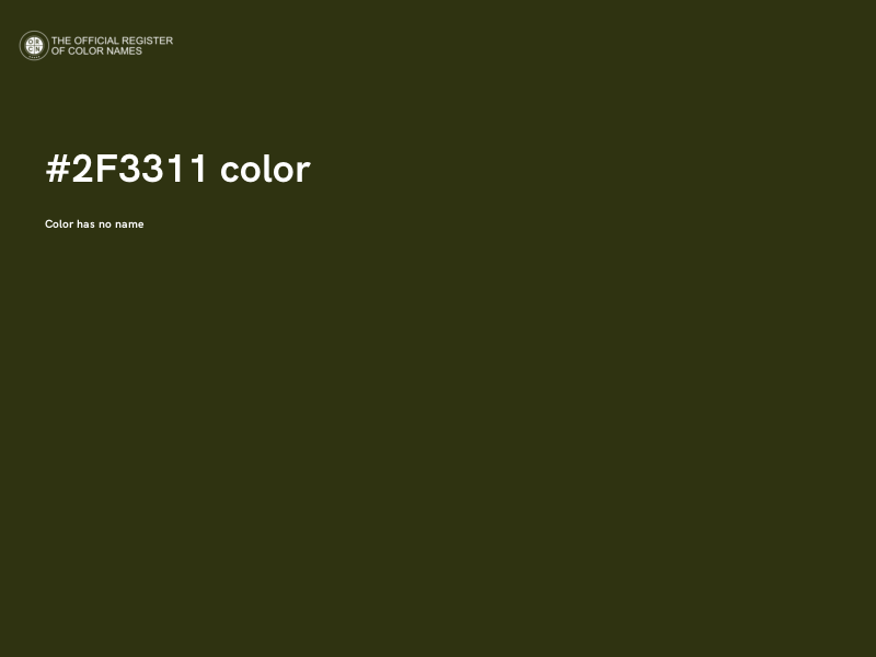 #2F3311 color image