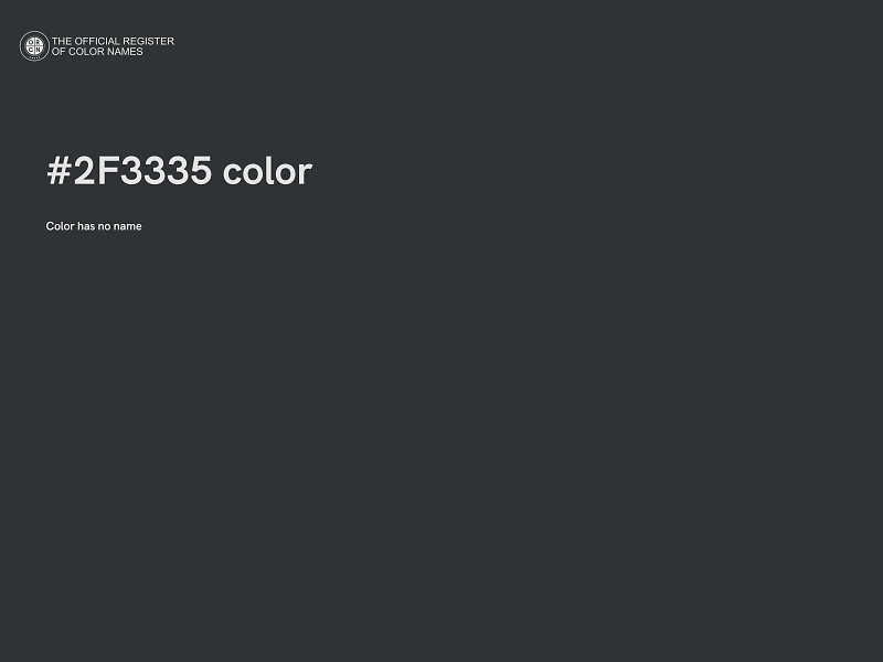 #2F3335 color image