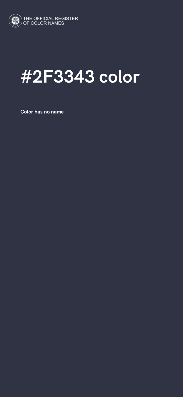 #2F3343 color image