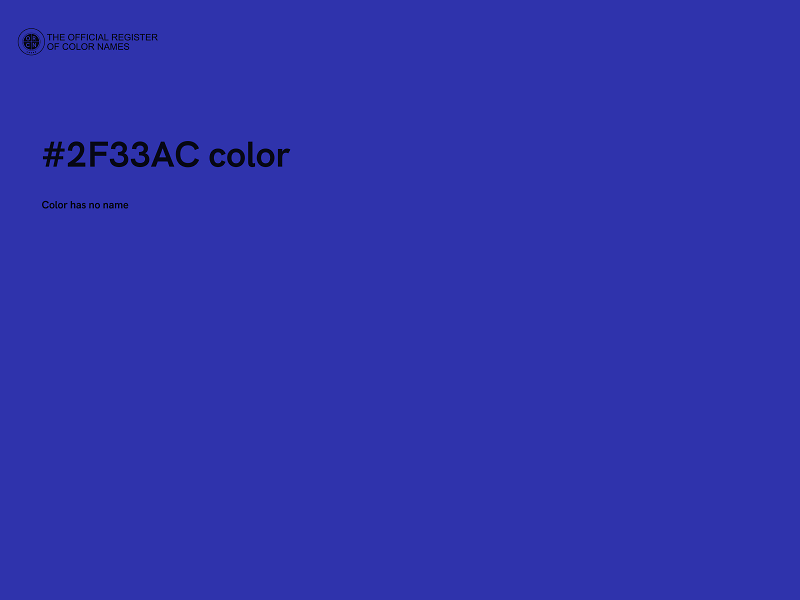 #2F33AC color image