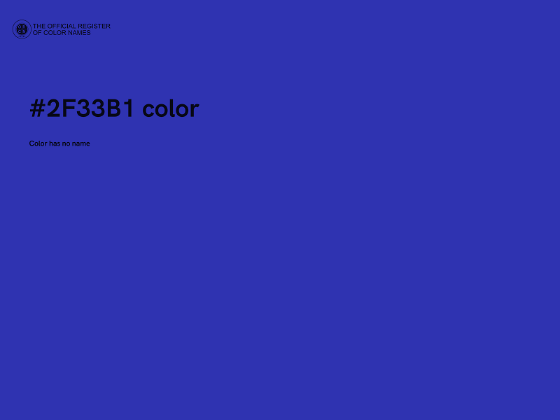 #2F33B1 color image