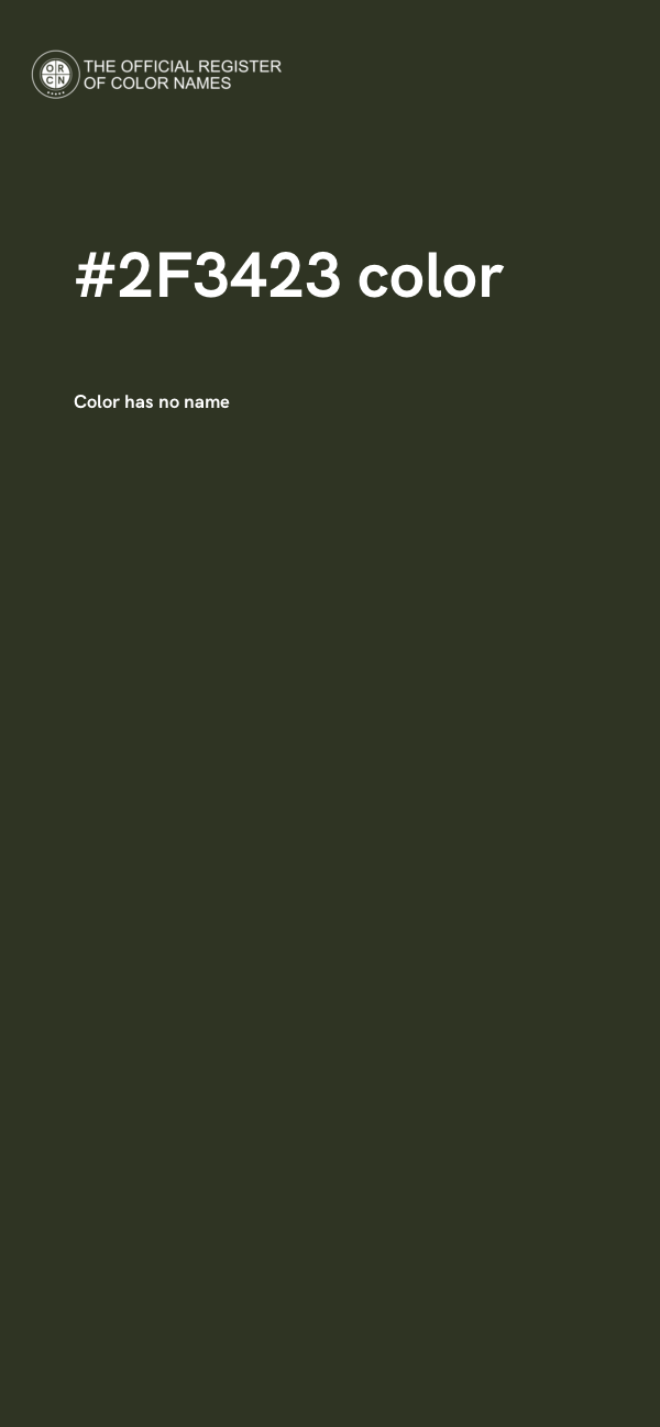 #2F3423 color image