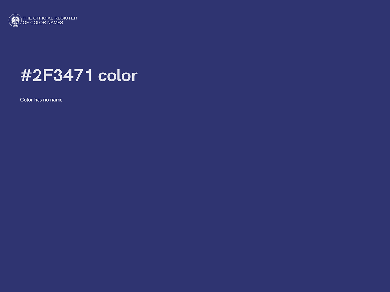 #2F3471 color image