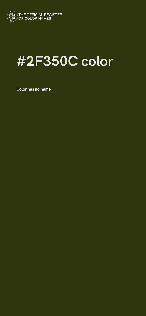 #2F350C color image