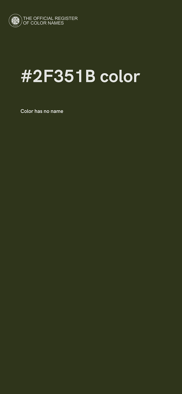 #2F351B color image