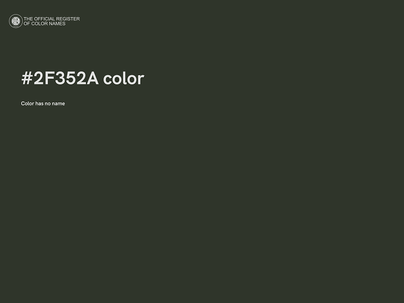 #2F352A color image