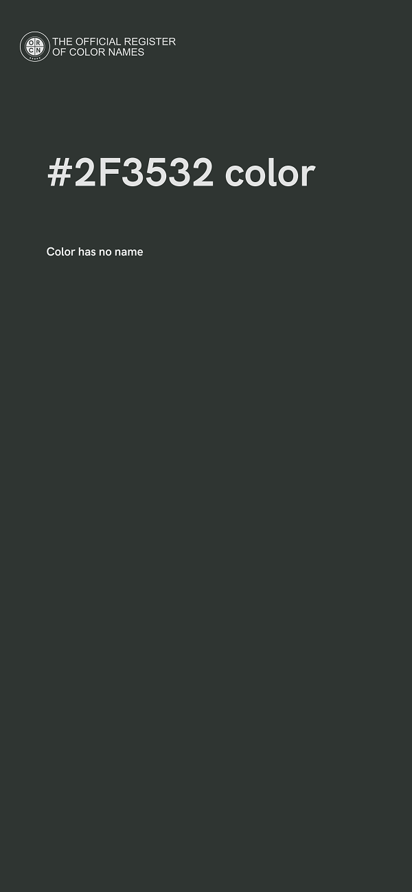 #2F3532 color image