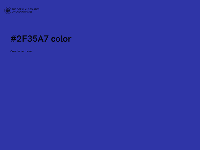 #2F35A7 color image