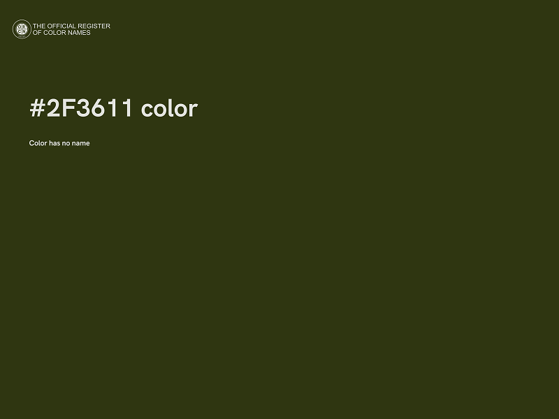#2F3611 color image