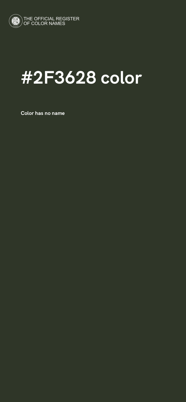 #2F3628 color image