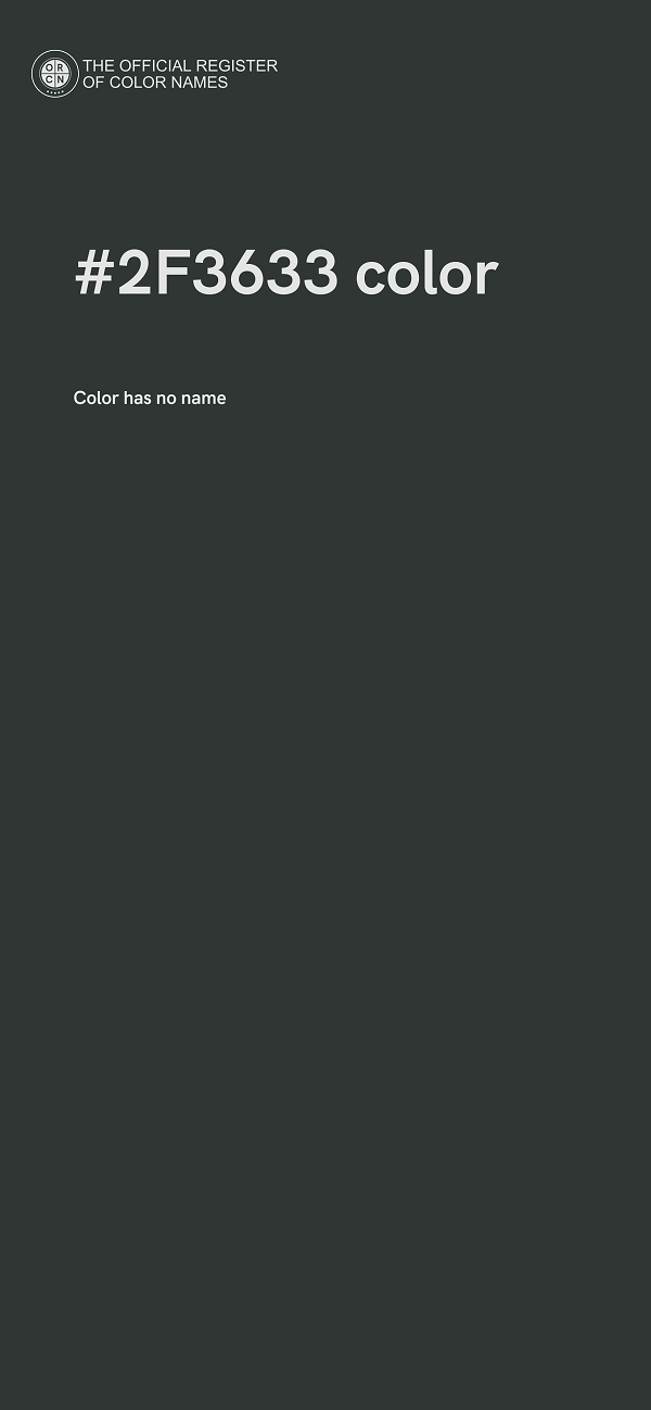 #2F3633 color image