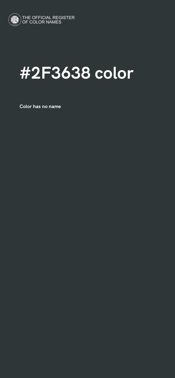 #2F3638 color image