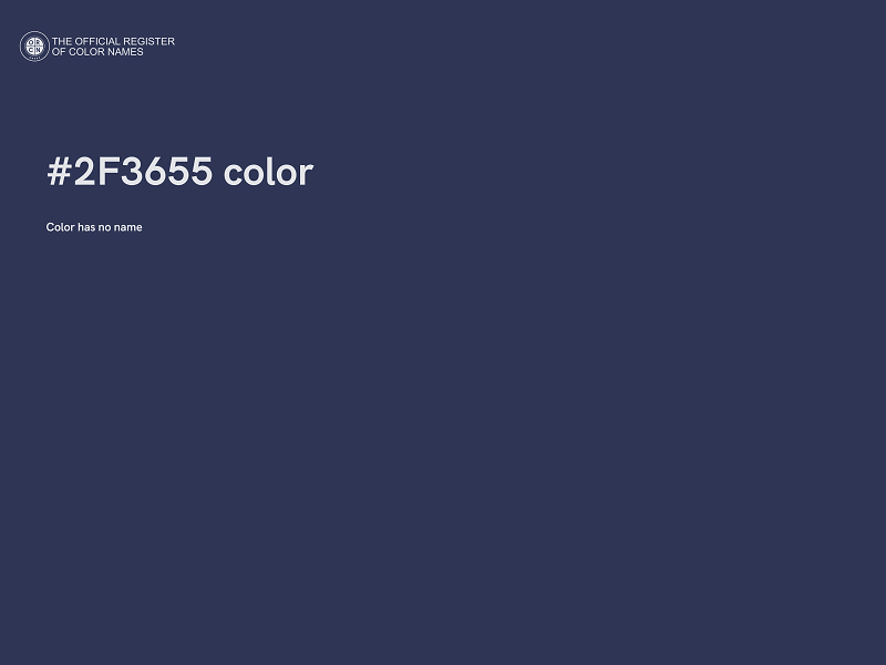 #2F3655 color image