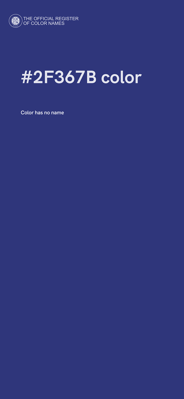 #2F367B color image