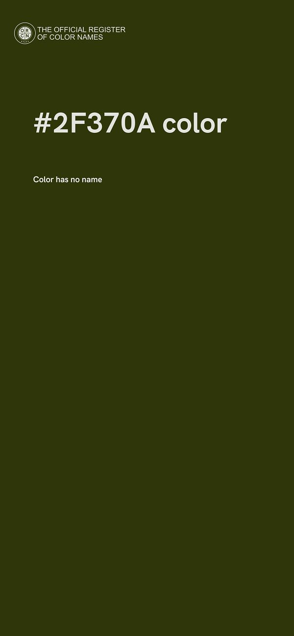 #2F370A color image