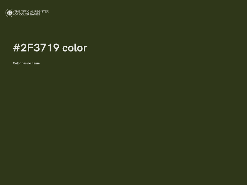 #2F3719 color image