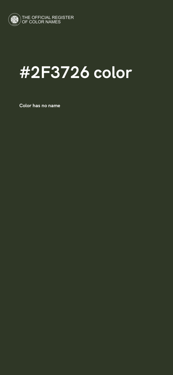 #2F3726 color image