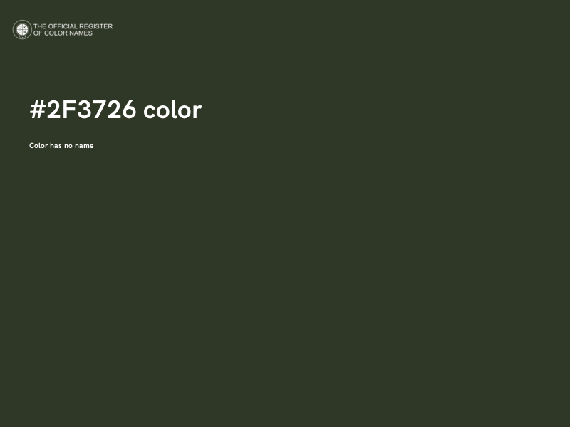 #2F3726 color image