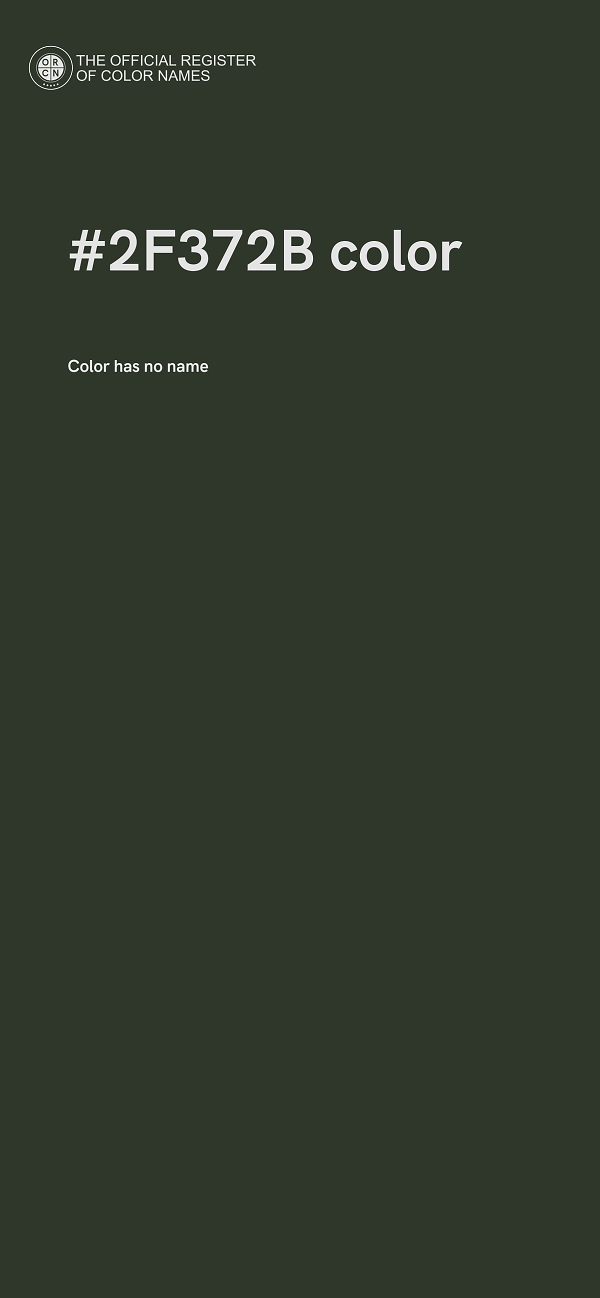 #2F372B color image