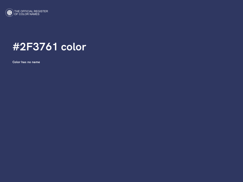 #2F3761 color image