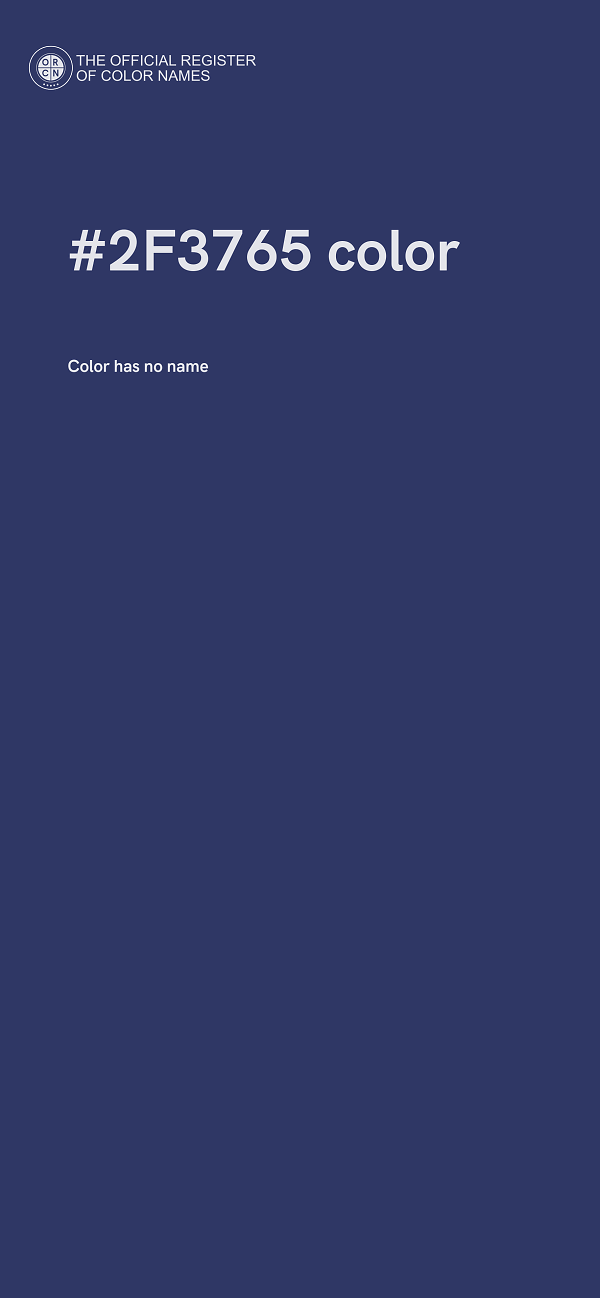 #2F3765 color image