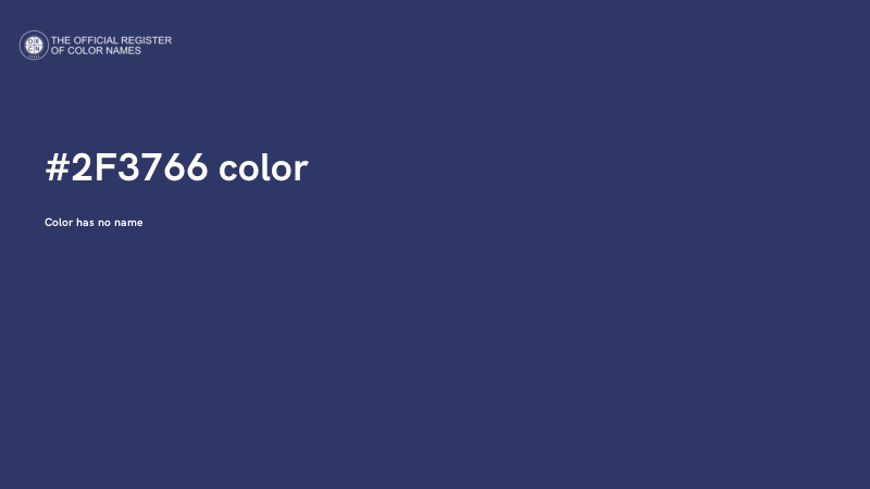 #2F3766 color image